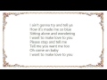 Bobby Womack - I Wanna Make Love to You Lyrics