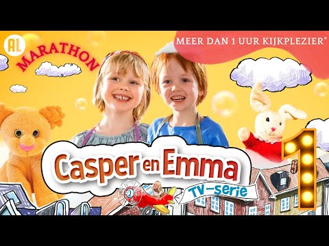 Casper en Emma 🦁 Alle afleveringen / MARATHON  ✨ special edition 1 UUR kijkplezier