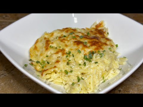 DELICIOUS CREAMY AND CHEESY ORZO PASTA