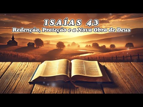 Estudo Bíblico Isaías 43: Redenção, Proteção e a Nova Obra de Deus (@ccmnacaosanta)