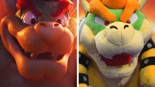 The Mario Movie but Bowser is plush