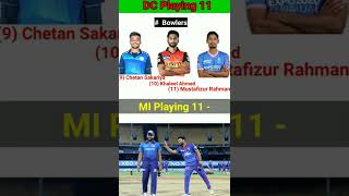 IPL 2022 | Delhi Capital vs Mumbai Indian Playing 11 | Dc vs Mi Playing 11 2022 | Dc vs Mi 2nd Match