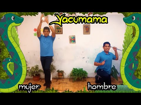 DANZA YACUMAMA de la SELVA- PASOS para HOMBRE y MUJER - Coreografía (Dale Clic en SUSCRIBIRSE)
