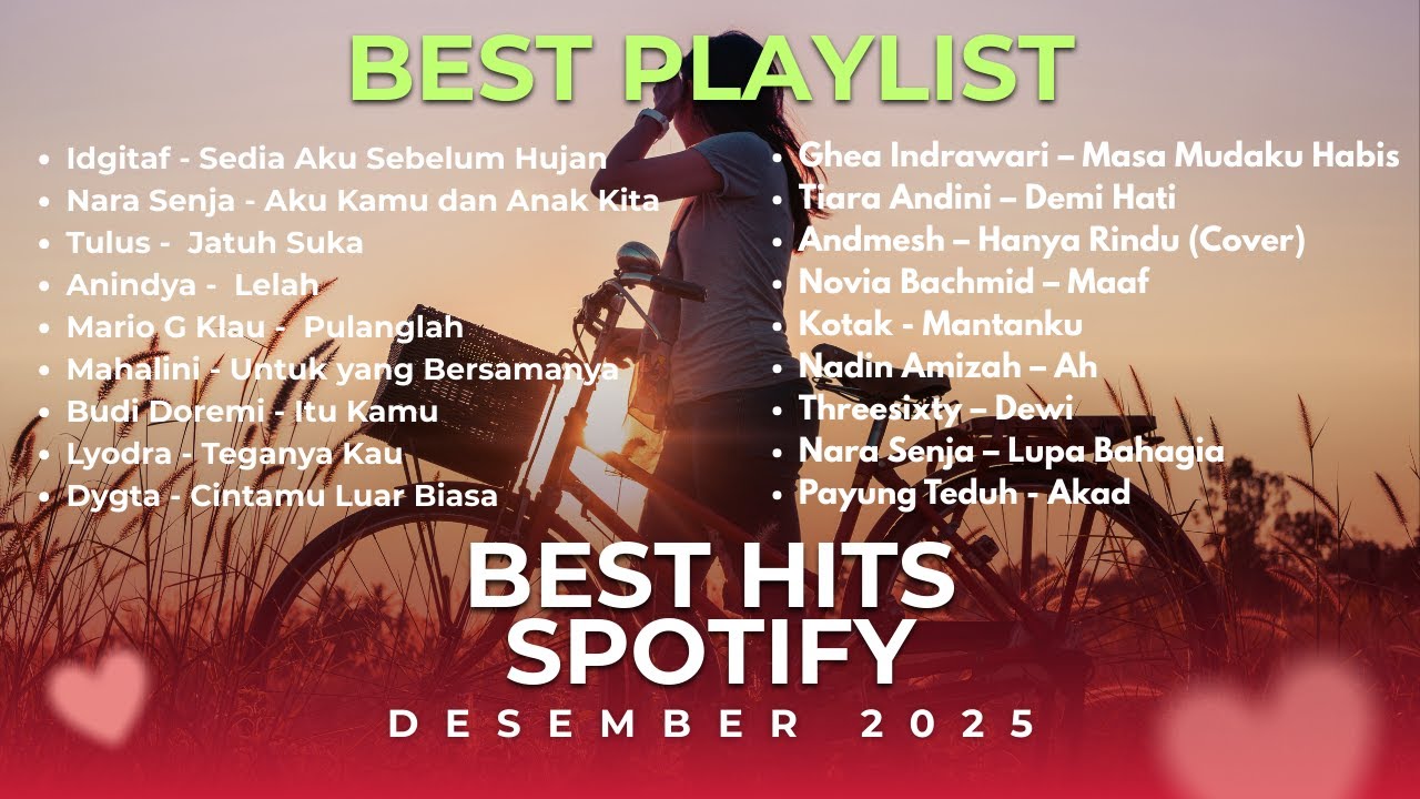 BEST HITS SPOTIFY DESEMBER 2025 – Lagu Pop Indonesia Terbaru & Terfavorit | TANPA IKLAN