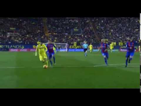 Sansone Nicola Goal 8.1.2017 Barcelona vs Villarreal