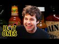 David Dobrik Experiences Real Pain While Eating Spicy Wings | Hot Ones David Dobrik Experiences Real Pain While Eating Spicy Wings | Hot Ones