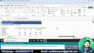 Excel Chapter 1: Simulation Exam | Excel Chapter 1 Simulation Exam | #ExcelChapter1SimulationExam