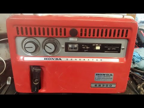 A day at the swap meet, a few purchases, and a Vintage 1960's Honda E300 Generator. Can we fix it?