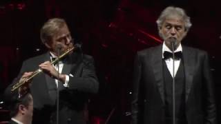 Andrea Bocelli and Andrea Griminelli played Rota&#39;s Brucia la Terra in Seoul