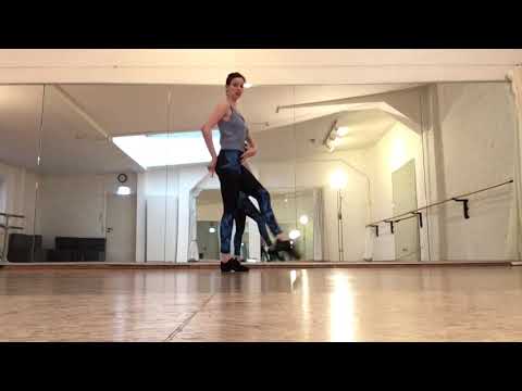 Tango Argentino technique class: Giro with boleo embellishment