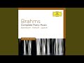 Brahms: 4 Ballades, Op. 10 - No. 4 Andante con moto - più lento - Tempo I