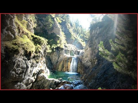 Stuibenfälle Reutte Tirol, Magical Waterfalls and Pools, green, blue, crystal clear Water