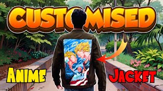 Drawing Goku Vs Majin Vegeta On My Denim Jacket | Epic Battle Of All Time
