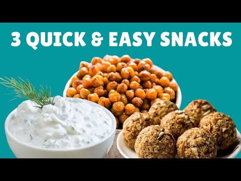 3 Quick & Easy Snacks | Meal Prep on a Budget