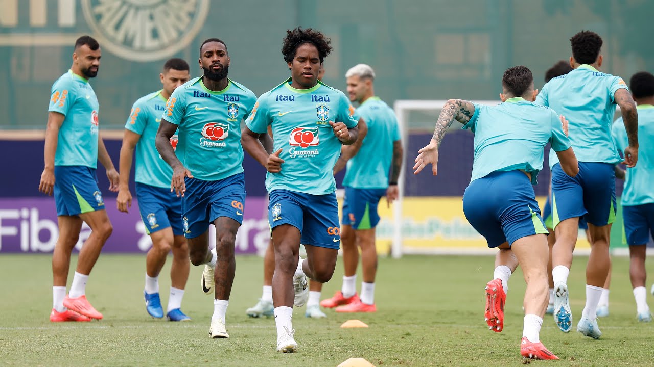 TIME TITULAR DEFINIDO! TREINO DA SELEÇÃO BRASILEIRA! DORIVAL DEFINE TIME PARA ENFRENTAR O CHILE!