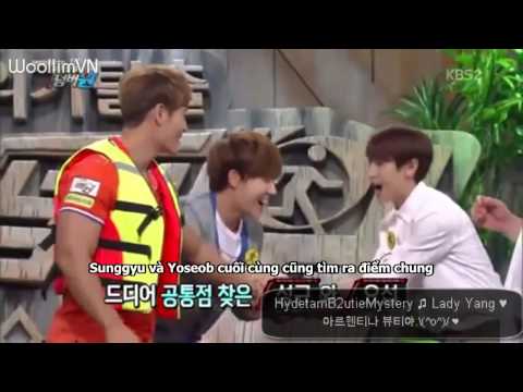 [WoollimVN] Vietsub 130819 KBS Emergency Escape Sunggyu Cut 1/2