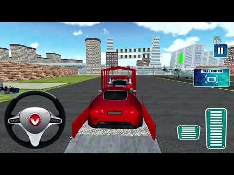 Airplane Pilot Car Transporter Simulator