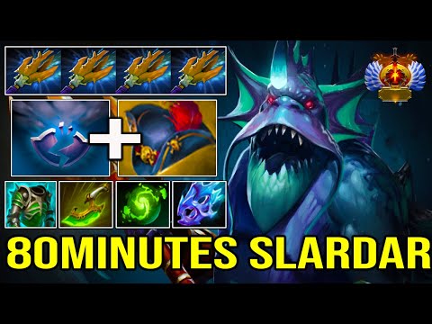 80 MINUTES [ Slardar ] INSANE BUILD - UNSTOPPABLE TEAM FIGHT - NON STOP BASH
