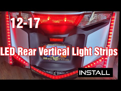 LED REAR VERTICLE LIGHT STRIP INSTALL GOLDWING 2012-2017 & F6B 2013-2017