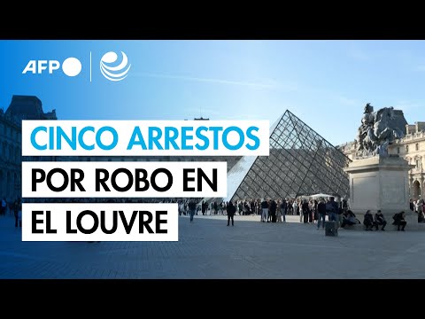 Arrestan a sospechosos del robo de joyas en el Museo del Louvre