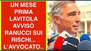 COLPO DI SCENA. UN MESE PRIMA LAVITOLA AVVISÒ RANUCCI SUI RISCHI... PARLA L'AVVOCATO DELL'IMPR.