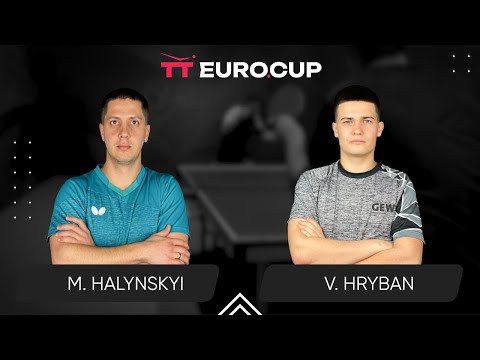 15:55 Mykola Halynskyi - Vadym Hryban 12.04.2025 TT Euro.Cup Ukraine Elite. TABLE 4