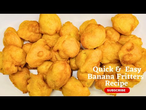 Quick & Easy Banana Fritters Recipe | Ready in Just 10 Minutes! Perfect for Iftar or Evening Snacks