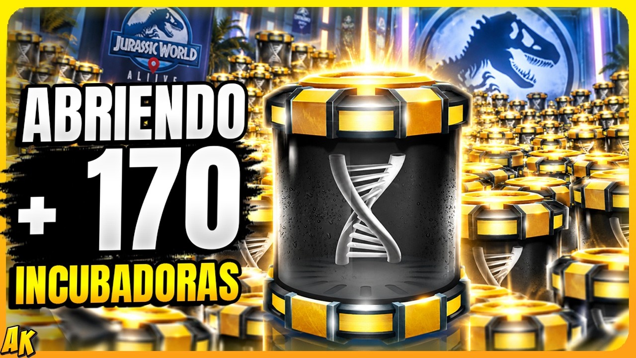 🔥 LA MAYOR APERTURA DE INCUBADORAS | +170 INCUBADORAS APEX  // Jurassic World Alive