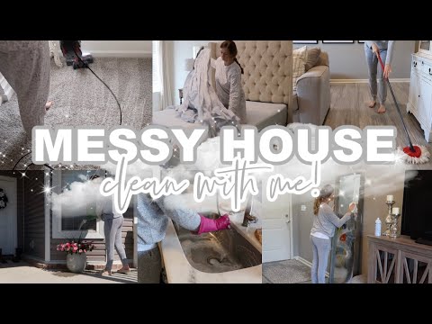 EXTREME CLEANING MOTIVATION | MESSY HOUSE CLEAN WITH ME | WEEKLY HOME RESET | Lauren Yarbrough