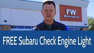 preview picture of video 'Free Subaru Check Engine Light Inspection | Rocklin, Roseville, Sacramento | FW Motorsports'