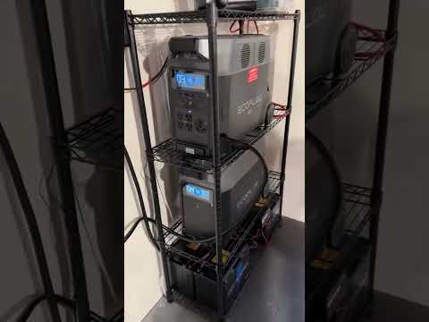 EcoFlow Delta Pro and original smart home panel up and running like a champ!!! #ecoflow