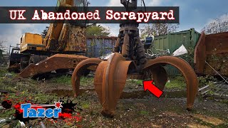 Abandoned Scrapyard with some HUGE Machinery!