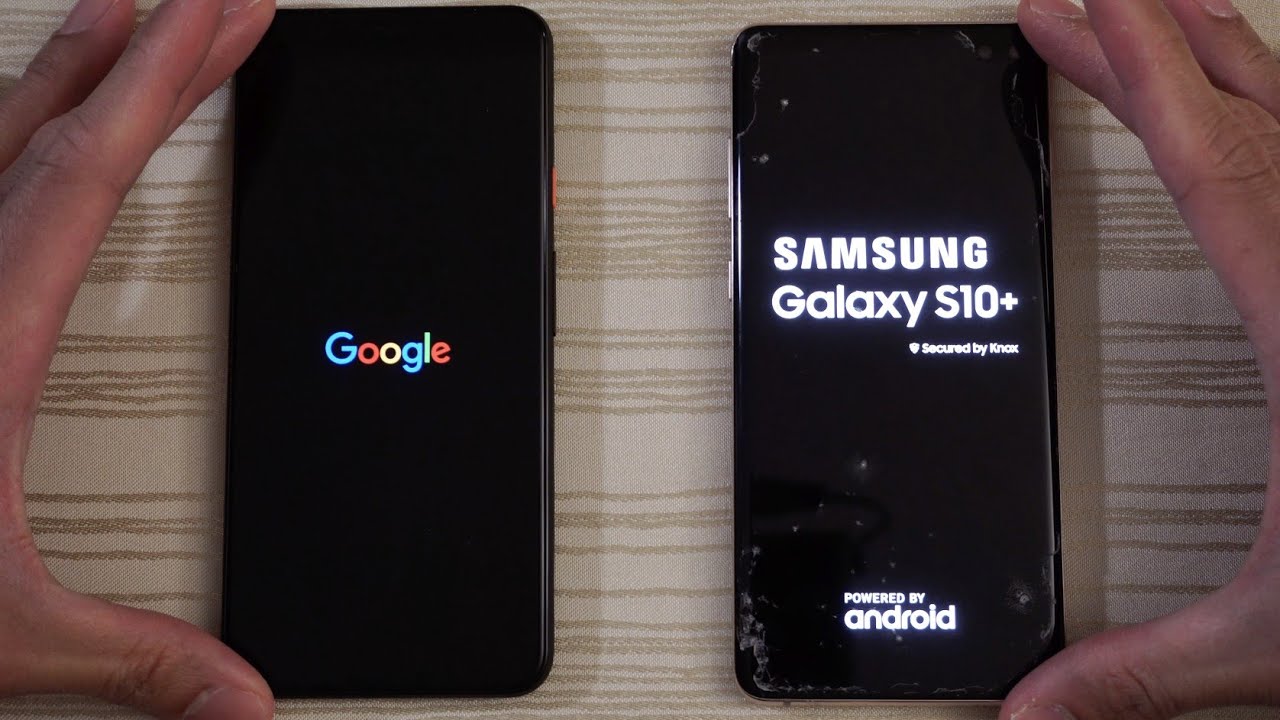 Google Pixel 4 XL vs Samsung S10 Plus - Speed Test!