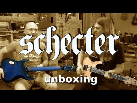 Ultimate Schecter Mega 10 Guitar Unboxing with Robert Baker (insane x 10)