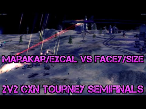 C&C Generals Zero Hour Marakar/Excal vs Facey/Size 2v2 CxN Semifinals (Waiting) + FFGS