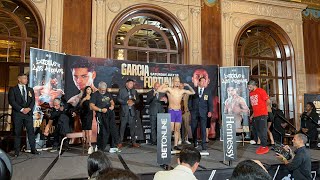 🔥🔥LIVE!! Ryan Garcia Vs Fortuna Final Weigh In & Face Off EsNews Boxing