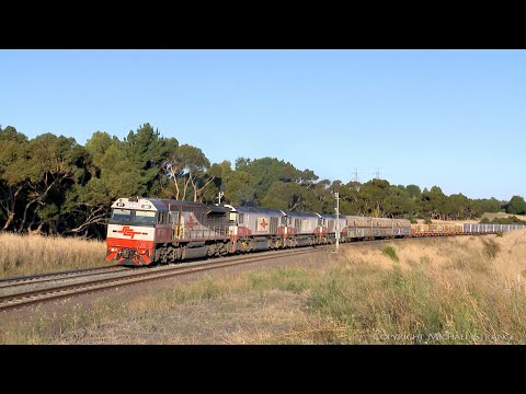 7MP9 SCT Mixed Freight Train - Boxcars, Containers, Steel (12/3/2022) - PoathTV Australian Railways
