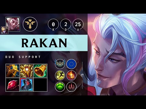 Rakan Support vs Rell - EUW Challenger Patch 25.07