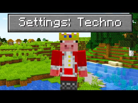 I Tried Technoblade's Settings To Beat Minecraft...