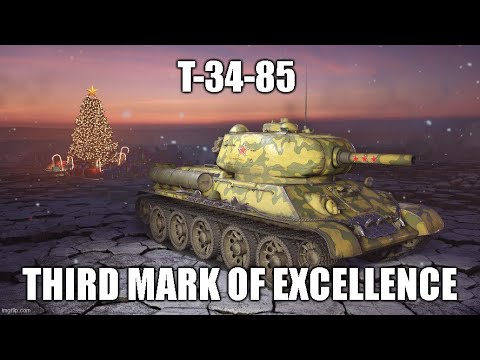 T-34-85 Third Mark of Excellence ll Wot Console