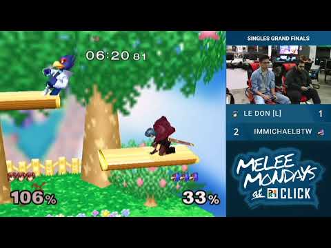 Le Don vs Immichaelbtw — Singles Grand Finals — Melee Mondays at Click #78