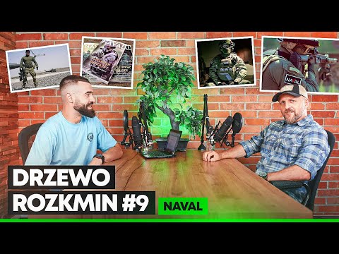 DRZEWO ROZKMIN #9 - NAVAL | O swoich książkach | Absurdy w polskiej armii | Przygody w trakcie misji