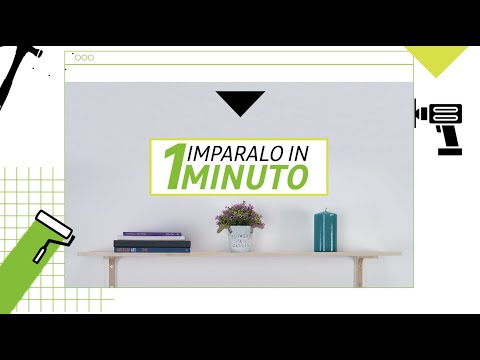 Imparalo in 1 minuto: come montare una mensola con staffe | Leroy Merlin