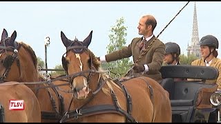 preview picture of video 'Luçon : très beau concours d'attelage'