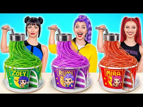 Cooking Challenge with KPop Demon Hunters | Funny Situations in Kitchen by Super Hyper DO