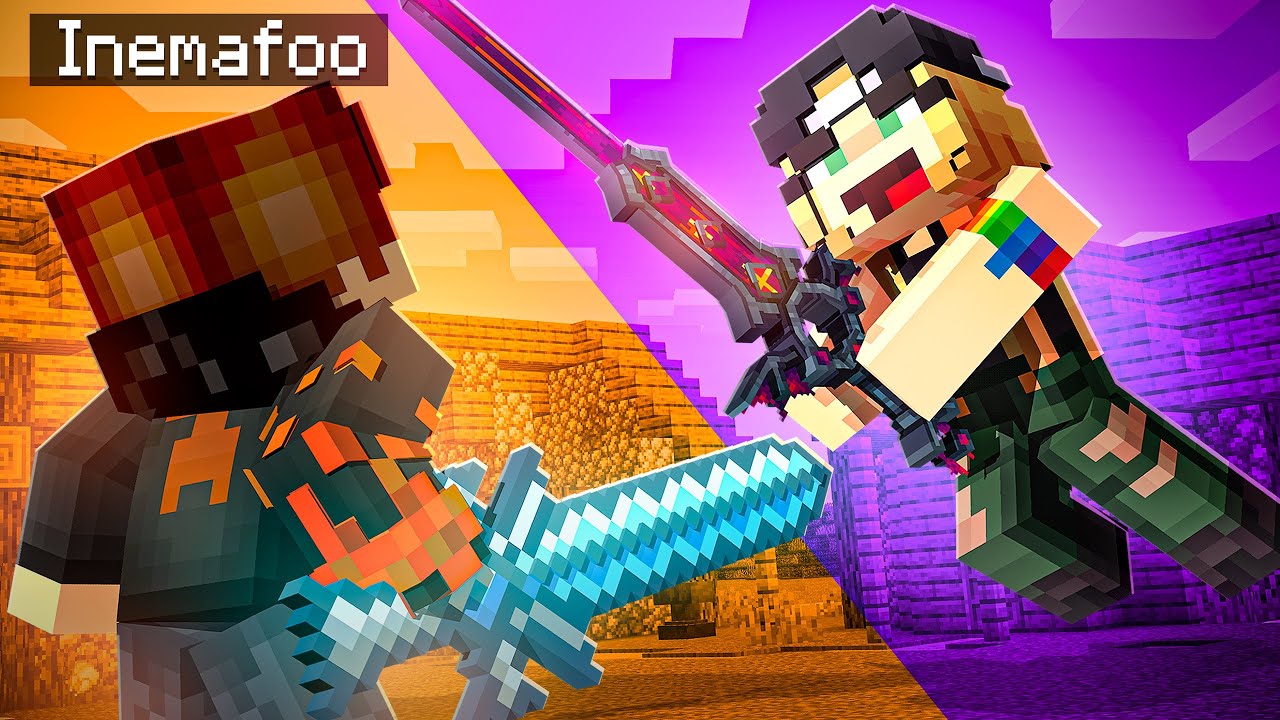 PVP COM INEMAFOO NO MINECRAFT GUERRA #14