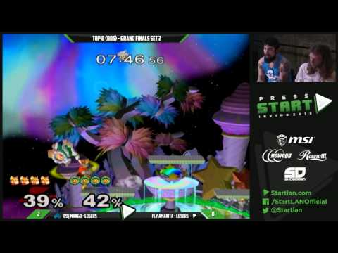 Press Start Day 2 - Top 8 - Grand Finals Set 2: C9|Mang0 (Fox) vs Fly Amanita (ICs)