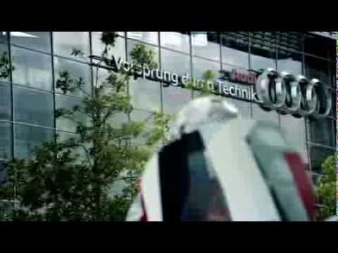 Race car on the road - "Welcome back"