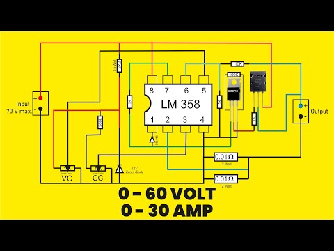 0-60V 0-30Amp Adjustable Voltage And Current Variable Power Supply