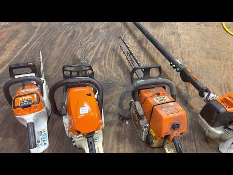 Stihl Chain Saw Reviews…MSA 220 C Electric  VS  MS 391  VS 046 And HT 131 Pole Saw !!!